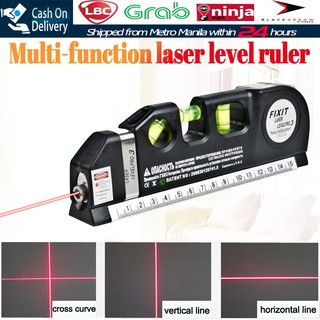 【Fast Delivery】Multifunctional Laser Leveler with Tape Ruler