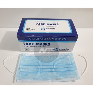 ORIGINAL Facemask with earloop 3-ply/ 50 pieces per box/ Disposable