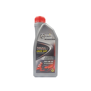 Samic Vital Jade 4AT SN/JASO MB 5W40 Fully-Synthetic Scooter Motorcycle Engine Oil (0.8 Liter)