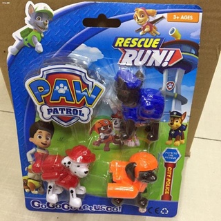 giftsetspackges⊙□✺Paw Patrol 3in1 Figurine Collections Kids Toys Baby Gift