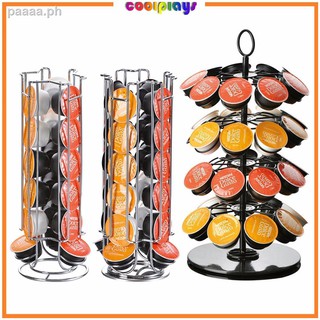 Coffee Capsule Holder Stand Tower Rack, Nescafe Dolce Gusto Iron Plating Pod Storage Shelves