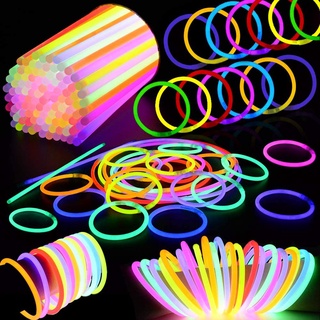 200 Pack Glow Sticks Glow in the Dark Coluans Party Favors Glow Party Supplies for Kids and Adults