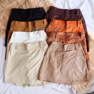 AH Wrap Corduroy Skort (Shorts / Skirt / Palda Shorts) | Best for S - M frame