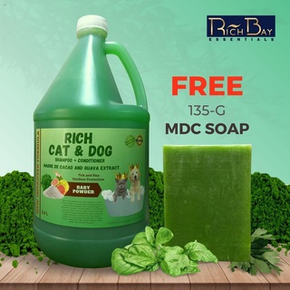 ﹉Dog Shampoo and Conditioner with Madre de Cacao & Guava Extract 1 Gallon w/ Free Madre de Cacao Soa