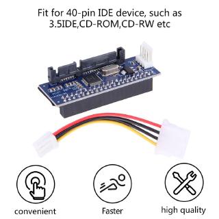 8.15【COD】40-Pin IDE Female To SATA 7+15Pin 22-Pin Male Adapter PATA TO SATA Card (1)