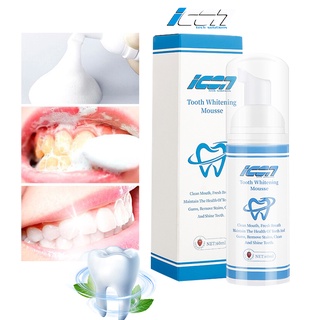 ICON Tooth-Cleaning Mousse Toothpaste Teeth Whitening Oral Hygiene Removes Stains