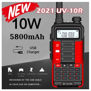 2021 New BaoFeng UV-10R Two Way Radio Walkie Talkie Ham CB Radio Transceiver 30km Long Range Portabl
