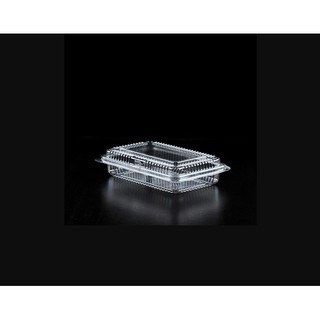 100pcs Clear PLASTIC Dessert Container -- L5H Rectangle Container For Flan Salad Pasta LIMITED SALE!
