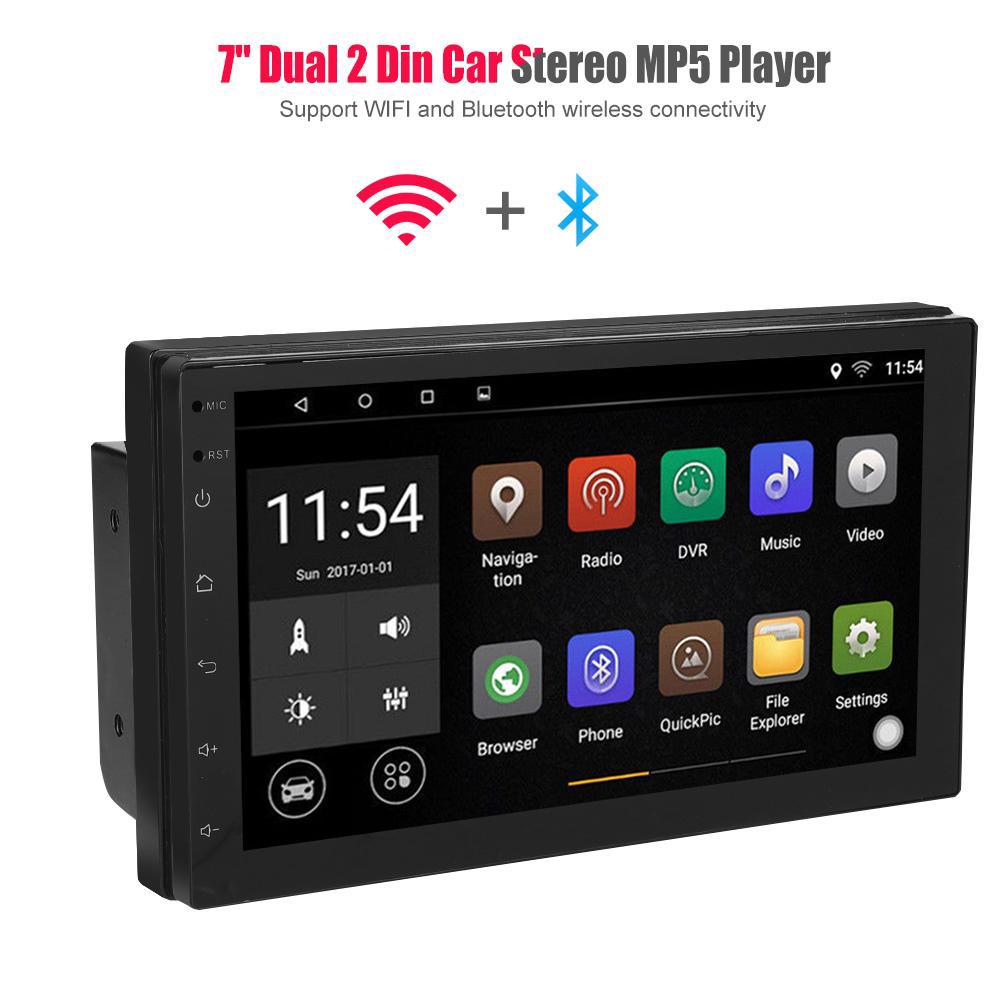 Android 8.1 WiFi 2Din 7in HD GPS Navi Car Stereo Bluetooth (5)