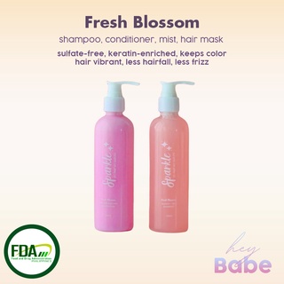 SPARKLE - Sulfate-free Fresh Blossom Shampoo, Conditioner, Mist & Mask