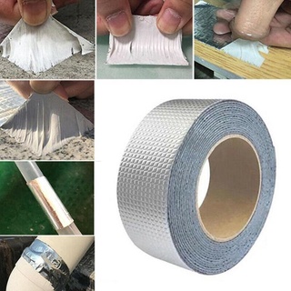 Aluminum Foil Butyl Rubber Waterproof Tape Leak-Repairing Kitchen Bathroom Roof Water Pipe High Temperature Resistant Material