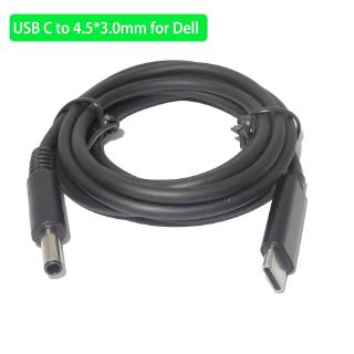 Dc USB Type C PD Plug Converter to 4.5*3.0mm Male Jack Connector Laptop Charging Cable Cord for Dell Latitude 13 3379 XPS13 9333