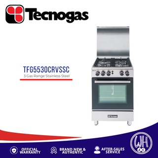 Tecnogas TFG5530CRVSSC 50x55cm Cooking Range (Stainless Steel)