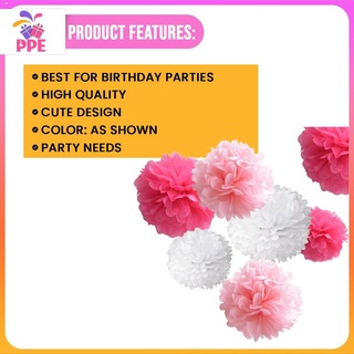 background✽✸30cm Tissue Paper Pom Poms Flower Ball for Wedding Party Birthday Festival Decor