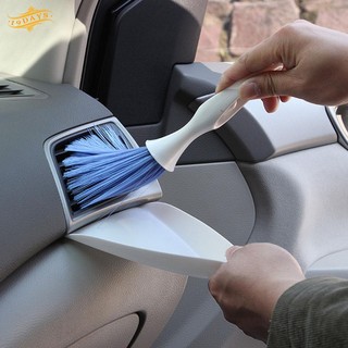 Car Interior Duster Cleaner Dashboard Air Vent Brush Dustpan (1)