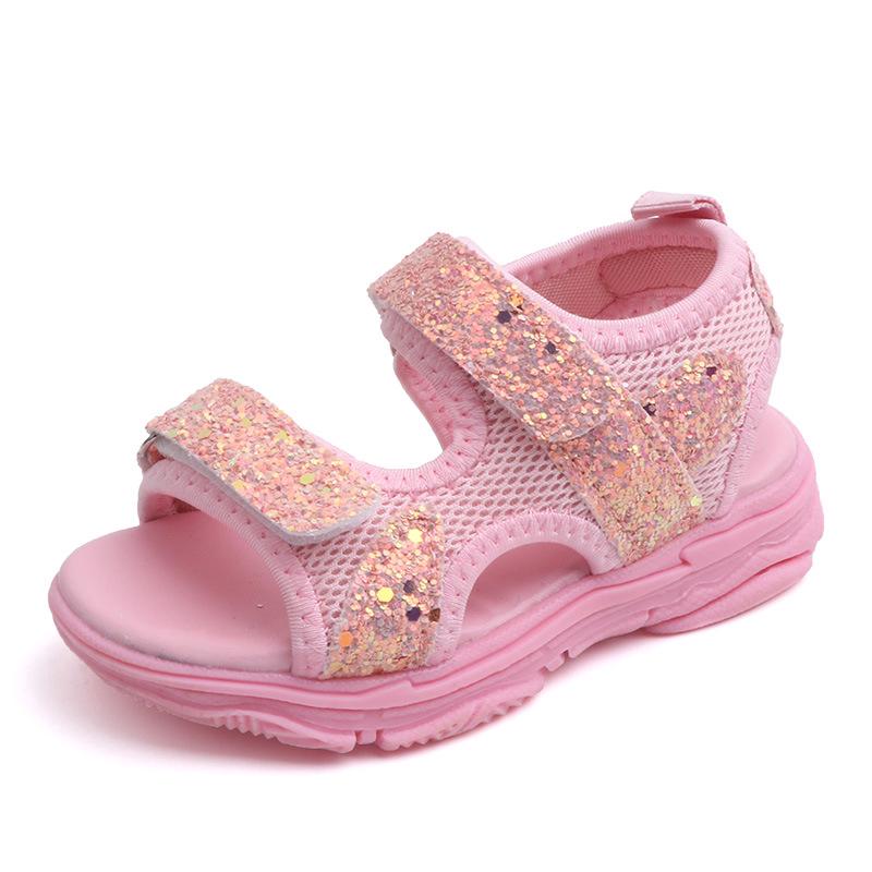Kids sandals soft bottom non-slip sandals Velcro kids shoes (5)