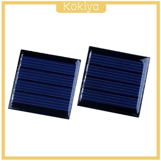 2 Pieces Small Solar Panel 2V 60mA Sun Power Solar Panels Battery Charger