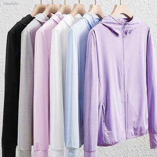 ❃▥Sun protection clothing women s thin summer ice silk breathable outdoor cycling clothes UV protect
