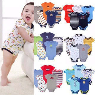 Baby Cute Romper Bodysuit Onesie Cotton Infant Jumper Baby Clothes (Randomly Given)