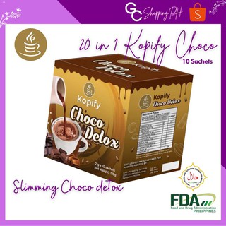 【Ready Stock】☾☃beauty✣Kopify 20 in 1 Coffee and Choco Detox, Slimming,Whitening