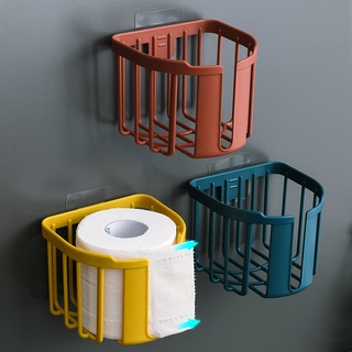 Punch-Free Toilet Rack Toilet Tissue Box Toilet Paper Household Paper Holder Roll Paper Tube Toilet Paper Roll Paper Holder WvSb