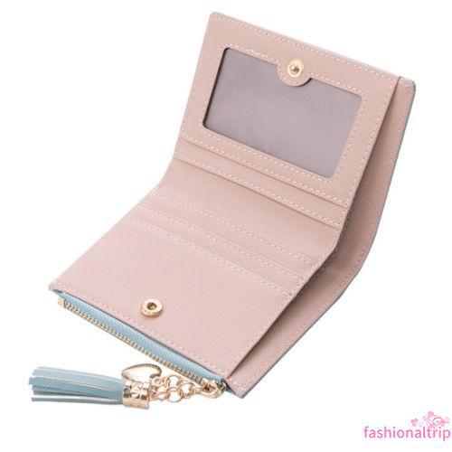 PH.-New Women Short Wallet Leather Small Clutch Purse Card (4)