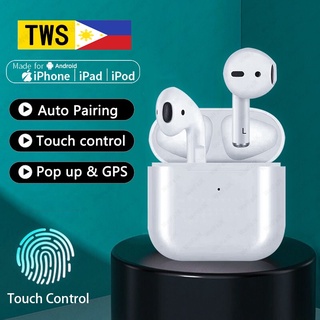 （COD）TWS Air Pro 4 Wireless Headphones Bluetooth Earphone In Ear Earbuds For iPhone Xiaomi Android