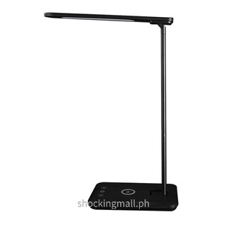 ⚡COD⚡ LED Desk Lamp USB Port Wireless Charger Touch Control 3 Lighting Modes