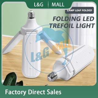 LED Foldable Fan Blade Angle Adjustable Light Bulb 45w