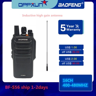 Bao Feng BF-S56 MAX waterproof boat walkie-talkie 10W UV dual 400-480 MHz Two way car radio Radio s (1)
