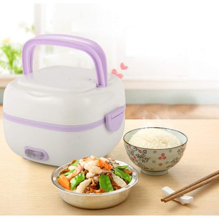 Multifunctional Electric Lunch Box Mini Rice Cooker Portable Food Steamer Portable Bento