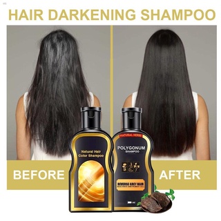 Ang bagong⊙✑Hair Darkening Shampoo pack for baby set natural organic conditioner and repair hair co