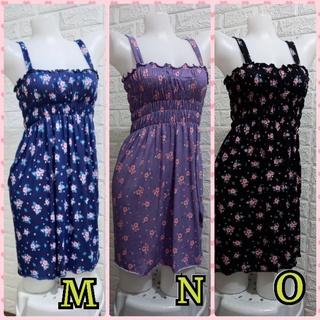 Smocked Mini Strap Dress | Pambahay Dress