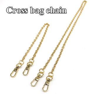 DDCCGGFASHION Golden Chain Bag Chain Chain Oval Chain Bag Accessories