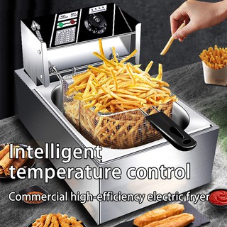 Kitchen Appliances▽✈✿Electric fryer 6L 12L cylinder intelligent temperature control efficient fast h (7)