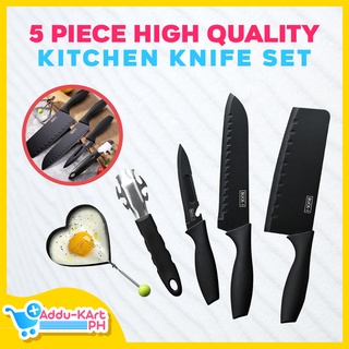 ORIGINAL! BUCK 5PCS Knife Set Complete Knife Set (5 pcs/set) Stainless Steel Kitchen Knives