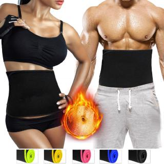 COD KeepFit Waist Trimmer for Women & Men Sweat Waist Trainer Slimming Belt, Stomach Wraps for Weight Lo