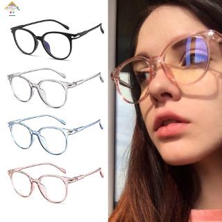 【HSP】Women Round Anti-Blue Glasses Anti-radiation Eyeglasses Computer Anti Radiation Replaceable (1)