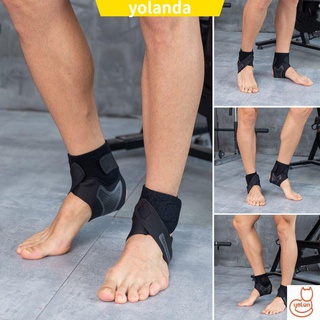 YOLA 1PC/1 Pair Basketball Elastic Ankle Brace Sports Safety Ankle Wrap Ankle Support Brace Guard Band Heel Wrap Foot Protection Bandage Running Unisex Adjustable Anti Sprain