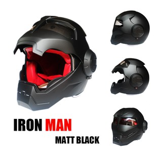 [ Pro M ] IRON MAN motorcycle open face helmet motors helmets motor full face helmet ICC MASK cod (2)
