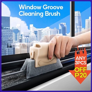 2 in 1 Cleaning Brush Window Groove Cleaning Brush With Cleaning Dustpan Screen Window Cleaning Tools[FOLLOW my shop to get ₱20 OFF]