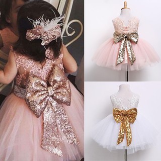 Baby Girl Dress 1st Birthday Dress Baby Princess Party Wedding Tulle Gown Infant Sleeveless Backless Dresses
