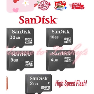cckim_phOriginal Sandisk Micro SD Card 64GB 32GB 16GB 8GB 4GB 2GB Class A/10 TF Card High Speed