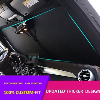 100% Custom-fit Car Windshield Sunshade for Honda Fit/Jazz 2001-2021Car Sun Shades Foldable Car Curtains for Special Car Size