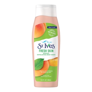 St Ives Fresh Skin Apricot Bundle: Face Scrub 6 oz, Body Wash 13.5 oz, Pudding CreamMoisturizer 45g (3)