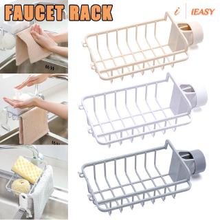 Drain Rack Holder Storage Organizer Drying Shelf for Kitchen Sink Faucet Sponge Soap Cloth