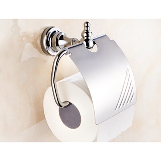Polished Chrome Brass Wall Mounted Toilet Paper Holder Roll Tissue Holder Bathroom Accessories nba904