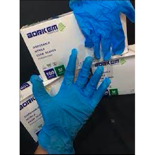 50 pieces Latex, Nitrile Gloves Repacked Small, Medium, & Large Sizes (6)