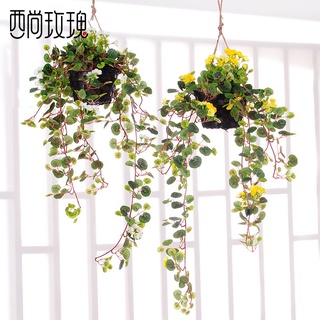 Artificial Fake Flower Vine Flower Vine Floral Hanging Basket Home Decor