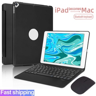 Case with Keyboard For iPad 10.2 7th Gen 8th 9th Generation Wireless Bluetooth Keyboard mouse Cases for iPad Air 3 10.5 2019 iPad Pro 10.5 2017 Cover Casing